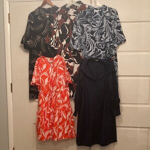 Lot of 5 Chico's Women's Dresses - Size 2